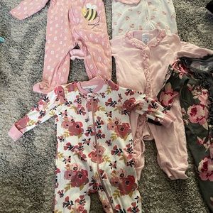 5 baby girl jump suits